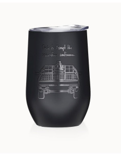 KUBEK TERMICZNY Z POKRYWKĄ EXTRA FLY 420 ml - CHIC-MIC