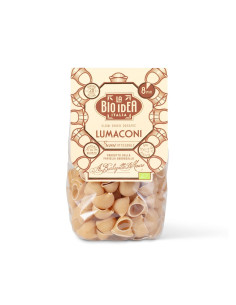 MAKARON (SEMOLINOWY PÓŁRAZOWY) LUMACONI BIO 375 g - LA BIO IDEA