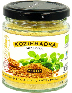 KOZIERADKA MIELONA BEZGLUTENOWA BIO 100 g - PIĘĆ PRZEMIAN