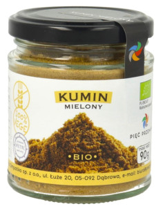 KUMIN MIELONY BEZGLUTENOWY BIO 90 g - PIĘĆ PRZEMIAN