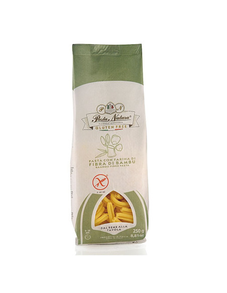 MAKARON (KUKURYDZIANO - RYŻOWY Z BAMBUSEM) WARKOCZ BEZGLUTENOWY 250 g - PASTA NATURA