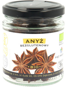 ANYŻ GWIAZDKOWY BEZGLUTENOWY BIO 35 g - PIĘĆ PRZEMIAN