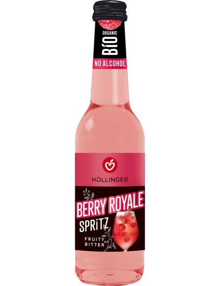 DRINK MUSUJĄCY BEZALKOHOLOWY BERRY ROYALE BIO 330 ml - HOLLINGER