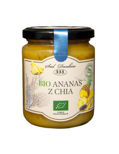 ANANAS Z CHIA BEZ DODATKU CUKRÓW BIO 250 g - SAD DANKÓW