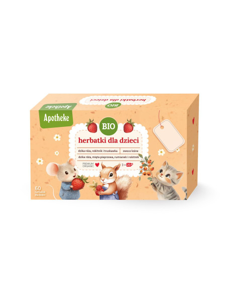 ZESTAW HERBATEK BAJKOWYCH BIO DLA DZIECI (3 SMAKI) (60 x 1,5 g) 90 g - APOTHEKE