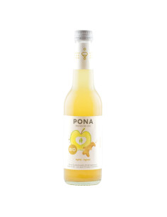 NAPÓJ MUSUJĄCY JABŁKO - IMBIR BEZ DODATKU CUKRÓW BIO 330 ml - PONA