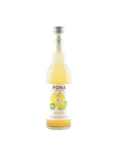 NAPÓJ MUSUJĄCY JABŁKO - LIMONKA BEZ DODATKU CUKRÓW BIO 330 ml - PONA