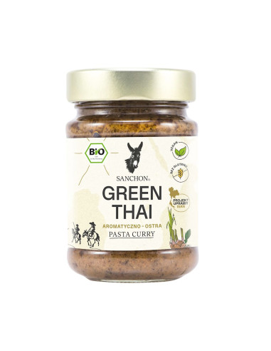 PASTA CURRY GREEN THAI BEZGLUTENOWA BIO 190 g - SANCHON