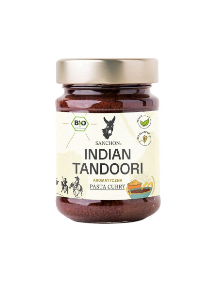PASTA CURRY INDIAN TANDOORI BEZGLUTENOWA BIO 190 g - SANCHON