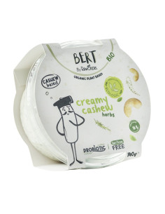 WEGAŃSKA ALTERNATYWA SERKA ŚMIETANKOWEGO Z ORZECHÓW NERKOWCA I ZIÓŁ BIO 150 g - BERT 2