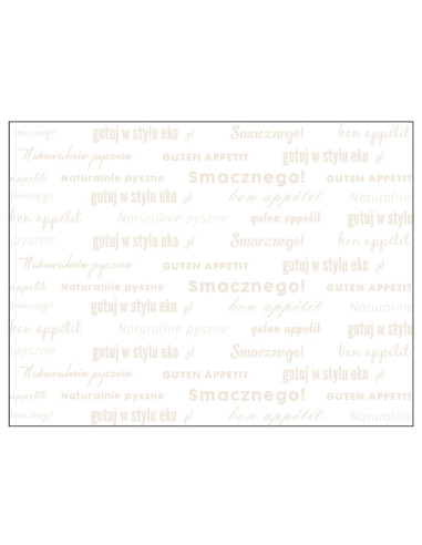 PAPIER DO PAKOWANIA ŻYWNOŚCI 60 x 40 cm - RYZA 5 kg