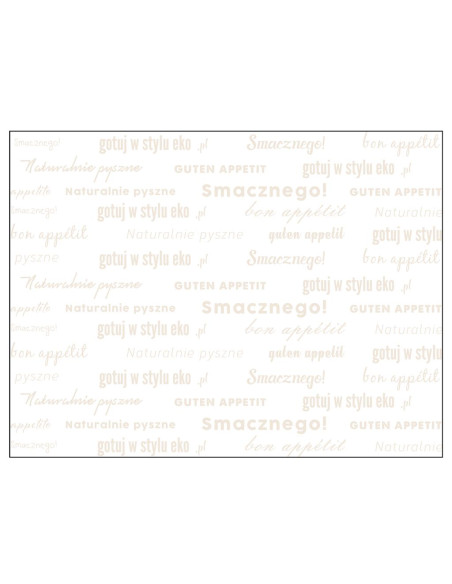 PAPIER DO PAKOWANIA ŻYWNOŚCI 60 x 40 cm - RYZA 5 kg