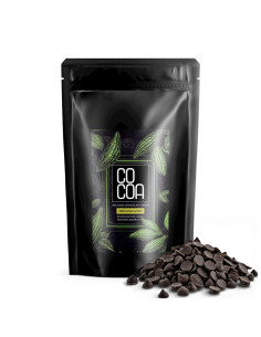 DROPSY Z CIEMNEJ CZEKOLADY 52 % BEZ DODATKU CUKRÓW BIO 200 g - COCOA