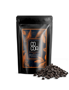 DROPSY Z CIEMNEJ CZEKOLADY 88 % BIO 200 g - COCOA