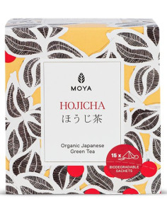 HERBATA ZIELONA HOJICHA JAPOŃSKA BIO (15 x 1,5 g) 22,5 g - MOYA MATCHA