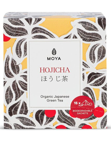 HERBATA ZIELONA HOJICHA JAPOŃSKA BIO (15 x 1,5 g) 22,5 g - MOYA MATCHA