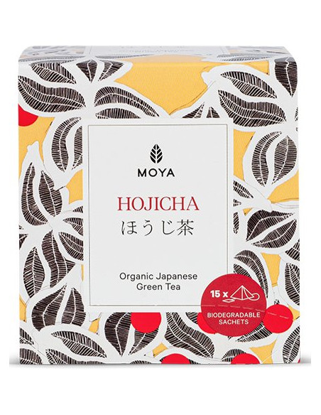 HERBATA ZIELONA HOJICHA JAPOŃSKA BIO (15 x 1,5 g) 22,5 g - MOYA MATCHA