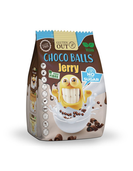KULKI ZBOŻOWE KAKAOWE BEZ DODATKU CUKRÓW BEZGLUTENOWE 375 g - JERRY GLUTEN OUT