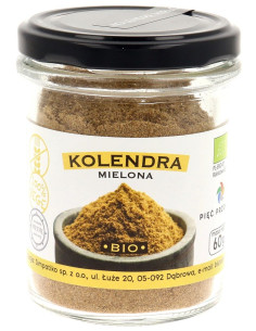 KOLENDRA MIELONA BEZGLUTENOWA BIO 60 g - PIĘĆ PRZEMIAN