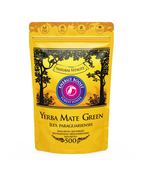YERBA MATE ENERGY BOOST 500 g - YERBA MATE GREEN