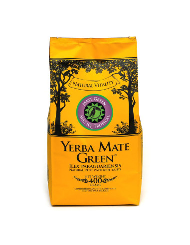YERBA MATE MAS IQ TROPICAL 400 g - YERBA MATE GREEN