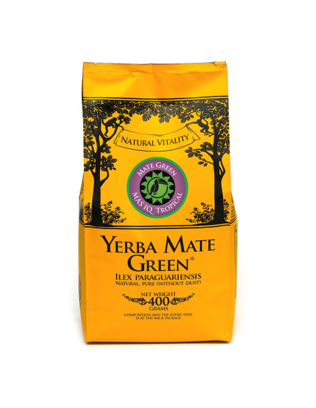 YERBA MATE MAS IQ TROPICAL 400 g - YERBA MATE GREEN