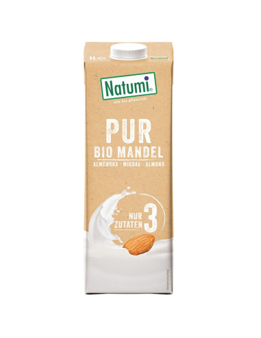 NAPÓJ MIGDAŁOWY PURE BEZ CUKRU BIO 1 L - NATUMI