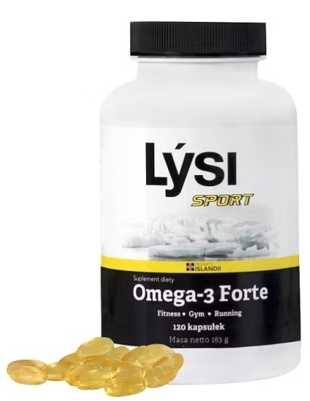 OMEGA-3 FORTE 120 KAPSUŁEK - LYSI SPORT