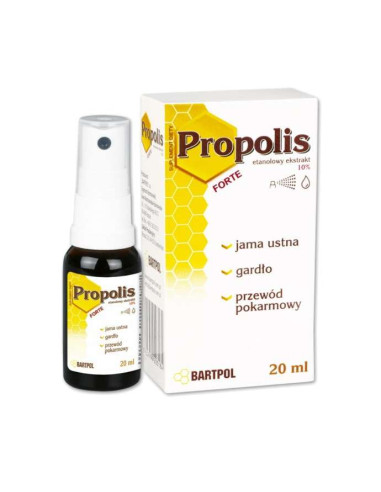 Propolis Forte etanolowy ekstrakt 10% - 20ml - Bartpol