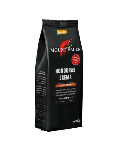 KAWA ZIARNISTA ARABICA 100 % HONDURAS CREMA DEMETER BIO 500 g - MOUNT HAGEN