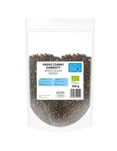 PIEPRZ CZARNY ZIARNISTY BIO 500 g - HORECA (BIO PLANET)