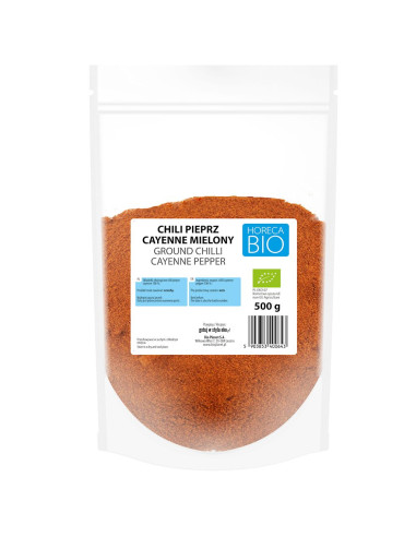 CHILI (PIEPRZ CAYENNE) BIO 500 g - HORECA (BIO PLANET)