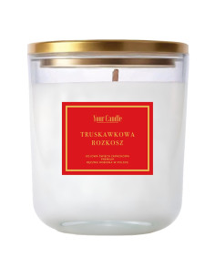 ŚWIECA SOJOWA ZAPACHOWA TRUSKAWKOWA ROZKOSZ 180 ml - YOUR CANDLE