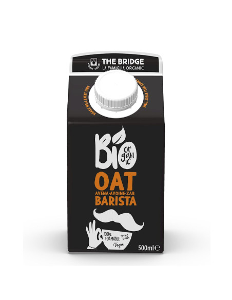NAPÓJ OWSIANY BARISTA BEZ DODATKU CUKRÓW BIO 500 ml - THE BRIDGE