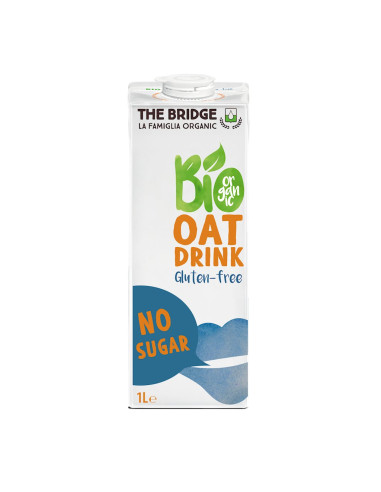 NAPÓJ OWSIANY BEZ CUKRU BEZGLUTENOWY BIO 1 L - THE BRIDGE