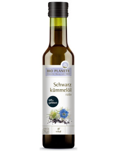 OLEJ Z CZARNUSZKI NIEFILTROWANY TŁOCZONY NA ZIMNO BIO 250 ml - BIO PLANETE