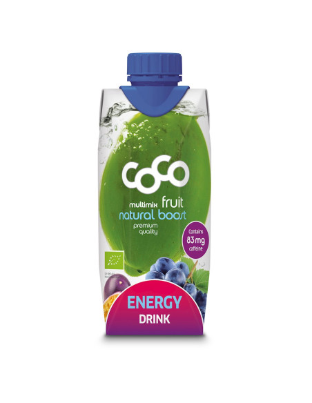 NAPÓJ ENERGETYZUJĄCY Z WODĄ KOKOSOWĄ I MARAKUJĄ BIO 330 ml - COCO (DR MARTINS)