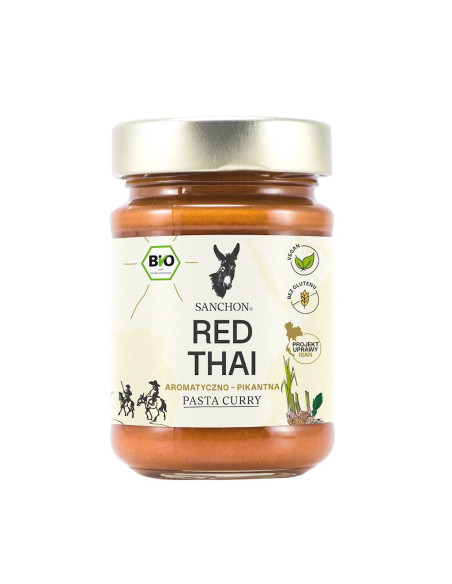 PASTA CURRY RED THAI BEZGLUTENOWA BIO 190 g -  SANCHON