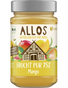MUS Z MANGO (75 % OWOCÓW) BEZGLUTENOWY BIO 200 g - ALLOS