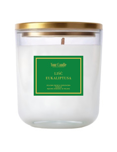 ŚWIECA SOJOWA ZAPACHOWA LIŚĆ EUKALIPTUSA 180 ml - YOUR CANDLE