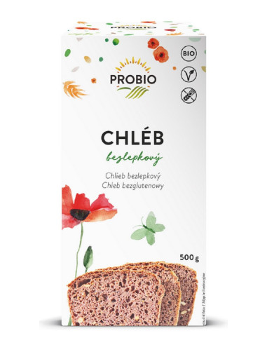 MIESZANKA DO WYPIEKU CHLEBA BEZGLUTENOWA BIO 500 g - PROBIO