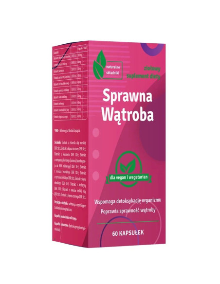KAPSUŁKI NA WĄTROBĘ 60 szt. - PASOLEQ