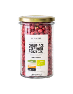CZERWONE PORZECZKI LIOFILIZOWANE CHRUPIĄCE BEZGLUTENOWE BIO 70 g - BIOSSOM