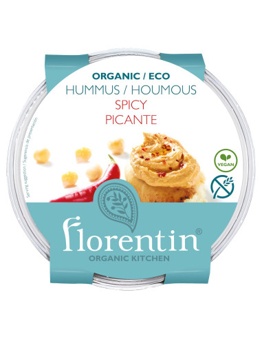 HUMMUS PIKANTNY BEZGLUTENOWY BIO 170 g - FLORENTIN