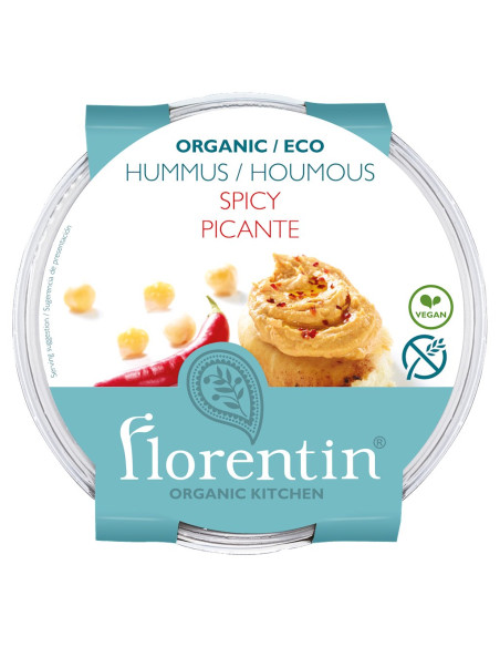 HUMMUS PIKANTNY BEZGLUTENOWY BIO 170 g - FLORENTIN