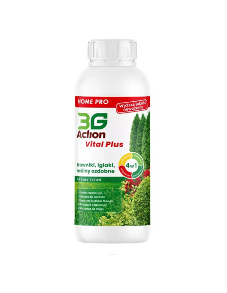 NAWÓZ UNIWERSALNY KONCENTRAT VITAL PLUS 4w1 ECO 1 L - 3G ACTION