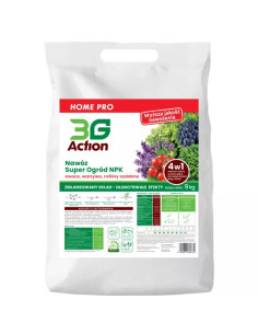 NAWÓZ DO OWOCÓW, WARZYW, ROŚLIN OZDOBNYCH 4w1 ECO 9 kg - 3G ACTION