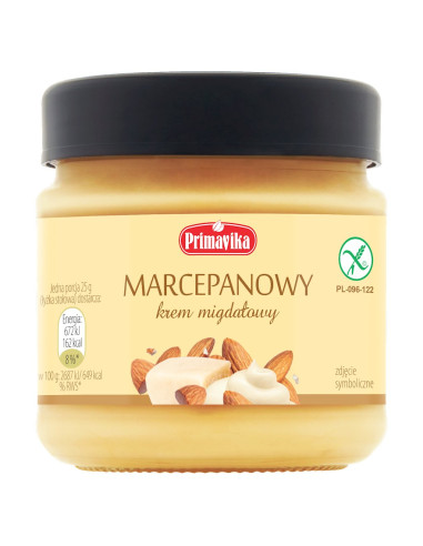 KREM MARCEPANOWY BEZGLUTENOWY 185 g - PRIMAVIKA