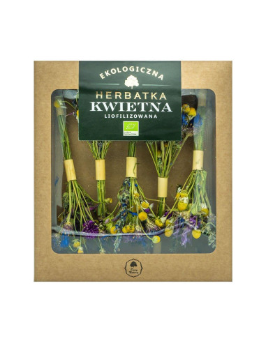 HERBATKA NA PATYKU KWIETNA LIOFILIZOWANA BIO (5 x 2,5 g) 12,5 g - DARY NATURY