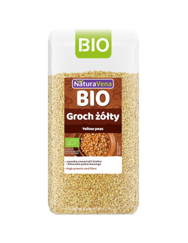 GROCH ŻÓŁTY BIO 400 g - NATURAVENA